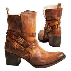 Freebird by Steven Saint Leather Boot in Cognac
